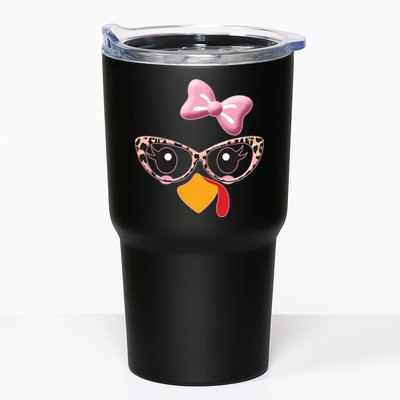 Cute Thanksgiving Turkey Girl Tumbler