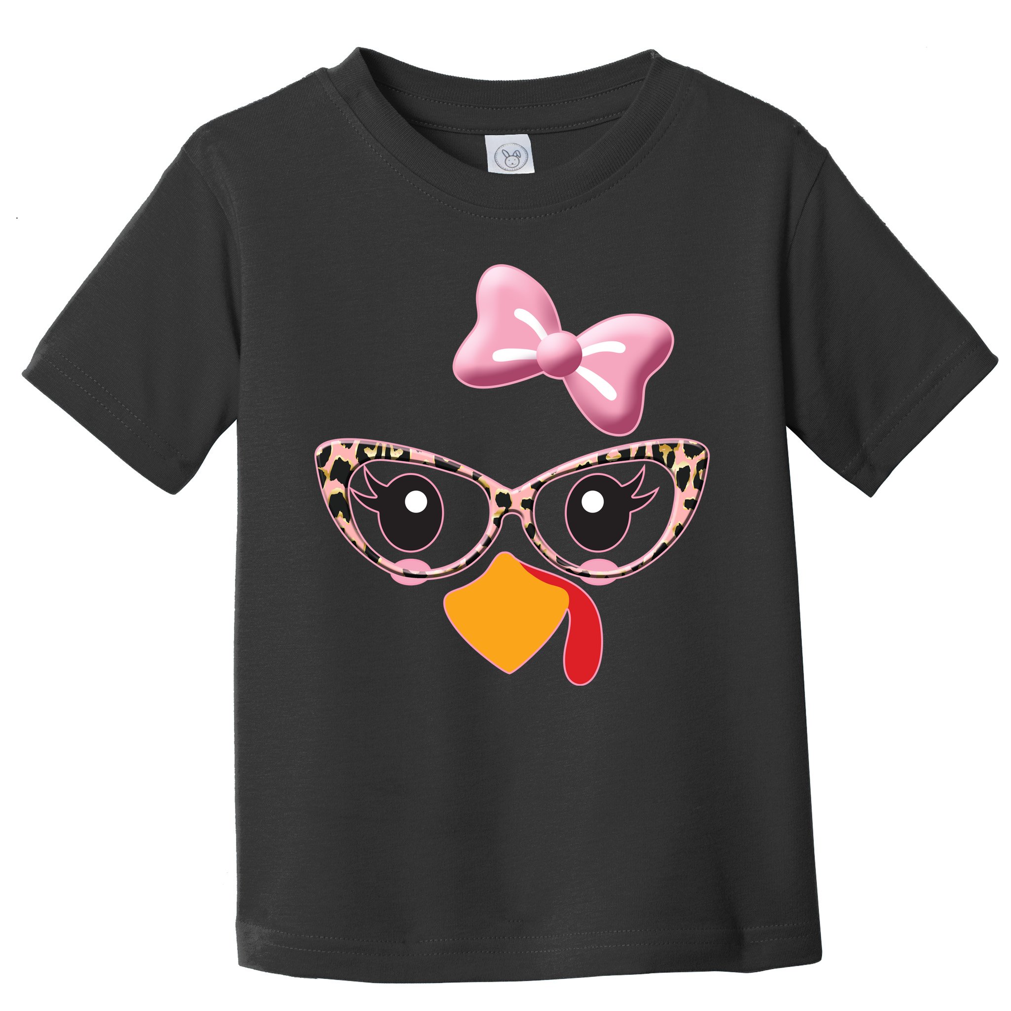 Cute Thanksgiving Turkey Girl Toddler T-Shirt