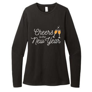 Cheers To The New Year New Years Gift Womens CVC Long Sleeve Shirt