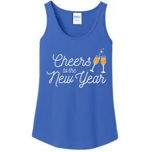 Cheers To The New Year New Years Gift Ladies Essential Tank