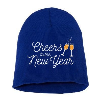 Cheers To The New Year New Years Gift Short Acrylic Beanie