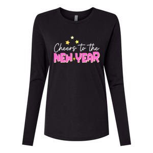 Cheers To The New Year Gift Womens Cotton Relaxed Long Sleeve T-Shirt