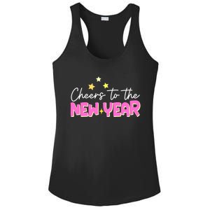 Cheers To The New Year Gift Ladies PosiCharge Competitor Racerback Tank