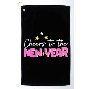 Cheers To The New Year Gift Platinum Collection Golf Towel