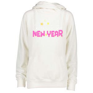 Cheers To The New Year Gift Womens Funnel Neck Pullover Hood