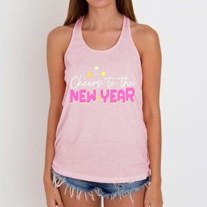 Cheers To The New Year Gift Women's Knotted Racerback Tank