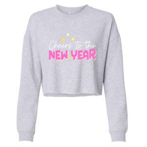 Cheers To The New Year Gift Cropped Pullover Crew