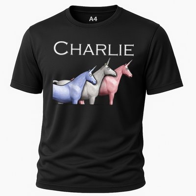 Charlie The Unicorns Shun Raglan Baseball Cooling Performance Crew T-Shirt