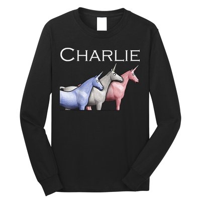Charlie The Unicorns Shun Raglan Baseball Long Sleeve Shirt