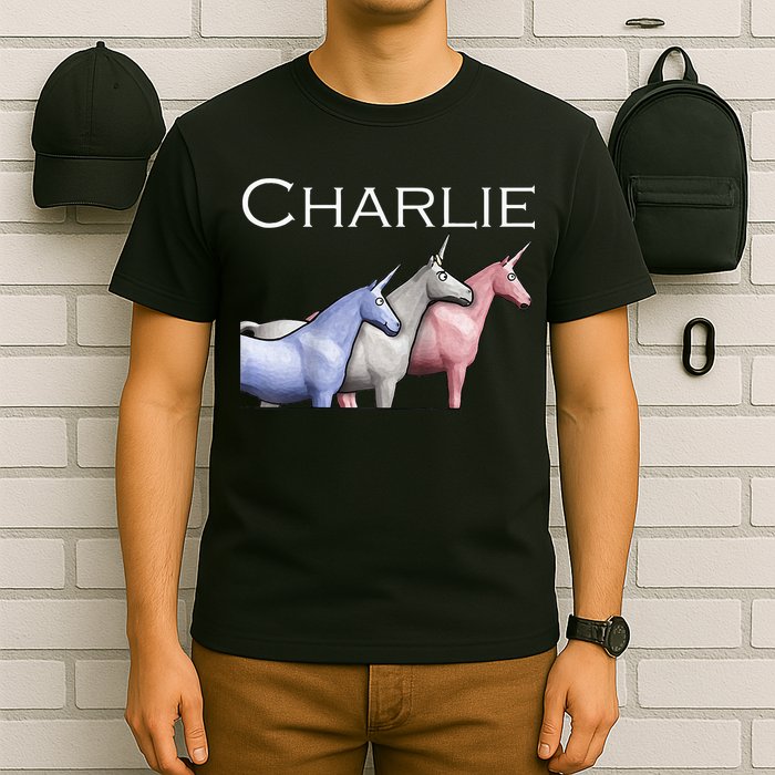Charlie The Unicorns Shun Raglan Baseball T-Shirt