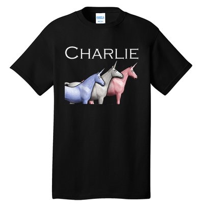 Charlie The Unicorns Shun Raglan Baseball Tall T-Shirt