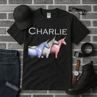 Charlie The Unicorns Shun Raglan Baseball Tall T-Shirt
