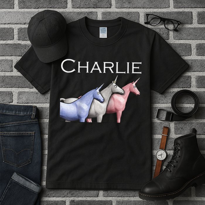 Charlie The Unicorns Shun Raglan Baseball Tall T-Shirt