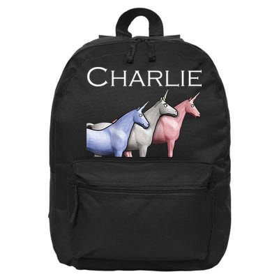 Charlie The Unicorns Shun Raglan Baseball 16 in Basic Backpack