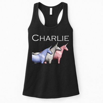 Charlie The Unicorns Shun Raglan Baseball Womens Tank Top