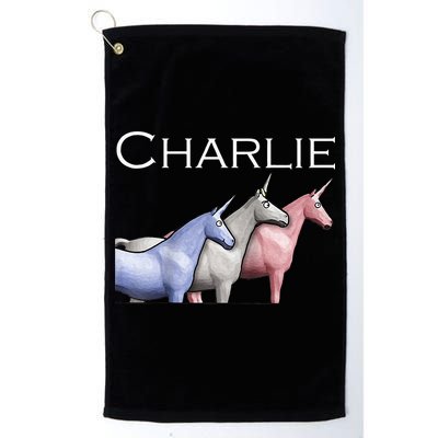 Charlie The Unicorns Shun Raglan Baseball Golf Towel