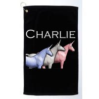 Charlie The Unicorns Shun Raglan Baseball Golf Towel
