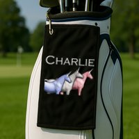 Charlie The Unicorns Shun Raglan Baseball Golf Towel