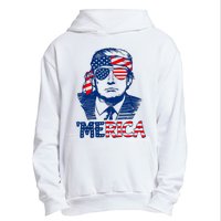 Cool Trump US American Flag Happy 4th Of July Funny Merica Urban Pullover Hoodie