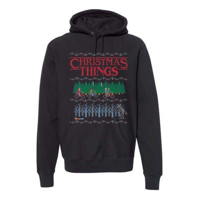 Christmas Things Ugly Christmas Sweater Premium Hoodie