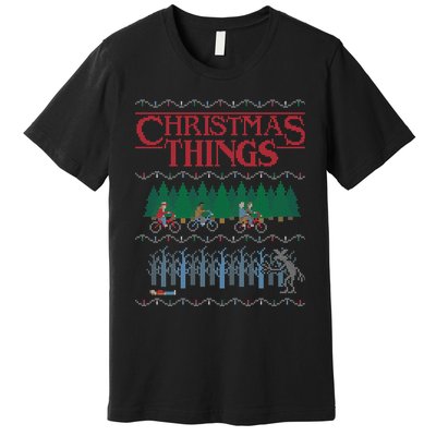 Christmas Things Ugly Christmas Sweater Premium T-Shirt