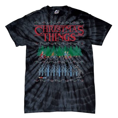 Christmas Things Ugly Christmas Sweater Tie-Dye T-Shirt