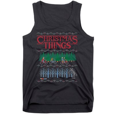 Christmas Things Ugly Christmas Sweater Tank Top