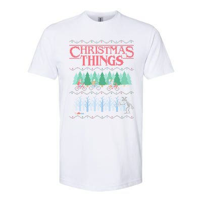 Christmas Things Ugly Christmas Sweater Softstyle CVC T-Shirt