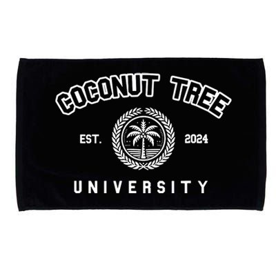 Coconut Tree University Coconut Tree Kamala Harris Meme Microfiber Hand Towel