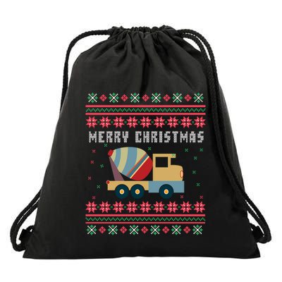 Cet Truck Ugly Christmas Gift Idea Gift Drawstring Bag