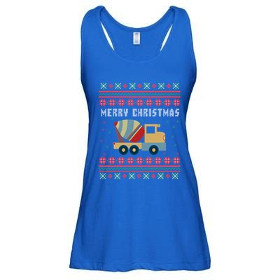 Cet Truck Ugly Christmas Gift Idea Gift Ladies Essential Flowy Tank