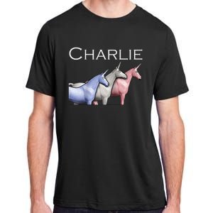 Charlie The Unicorns Shun Raglan Baseball Adult ChromaSoft Performance T-Shirt