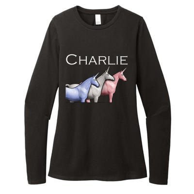 Charlie The Unicorns Shun Raglan Baseball Womens CVC Long Sleeve Shirt