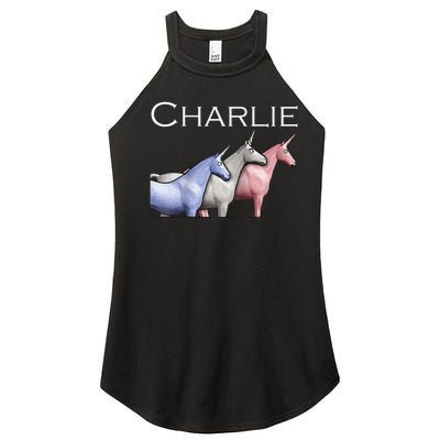 Charlie The Unicorns Shun Raglan Baseball Women’s Perfect Tri Rocker Tank