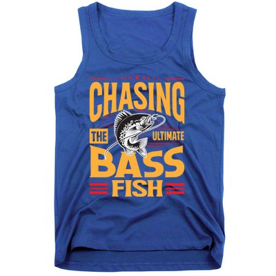 Chasing The Ultimate Bass Fish Funny Gift Tank Top