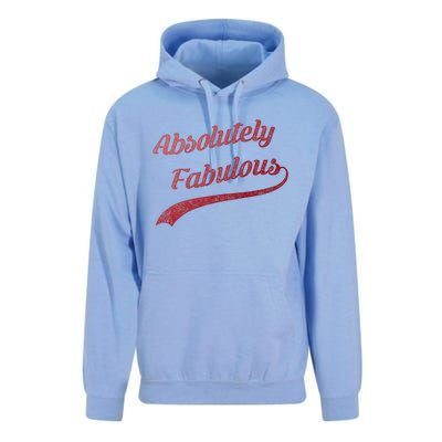 Cute Trendy Vintage Retro Distressed Absolutely Fabulous Unisex Surf Hoodie