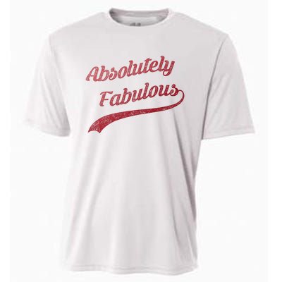 Cute Trendy Vintage Retro Distressed Absolutely Fabulous Cooling Performance Crew T-Shirt