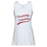 Cute Trendy Vintage Retro Distressed Absolutely Fabulous Ladies Essential Flowy Tank