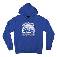 Camel Towing Vintage Tow Truck Funny Saying Adult Humor Gift Hoodie