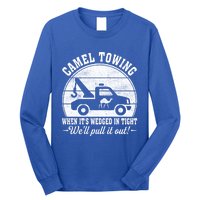 Camel Towing Vintage Tow Truck Funny Saying Adult Humor Gift Long Sleeve Shirt