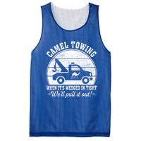 Camel Towing Vintage Tow Truck Funny Saying Adult Humor Gift Mesh Reversible Basketball Jersey Tank