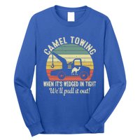 Camel Towing Vintage Tow Truck Retro Funny Adult Humor Cute Gift Long Sleeve Shirt