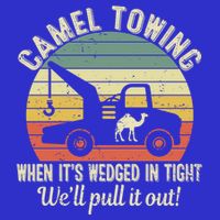 Camel Towing Vintage Tow Truck Retro Funny Adult Humor Cute Gift Toddler Hoodie