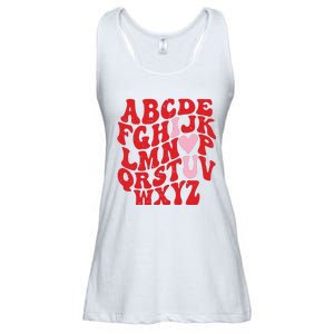 Cute Teacher Valentine Teacher Alphabet Ladies Essential Flowy Tank