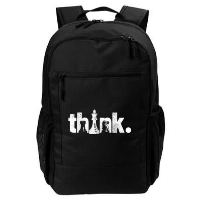 Chess Think Vintage Chess Master Club Chess Player Backpack