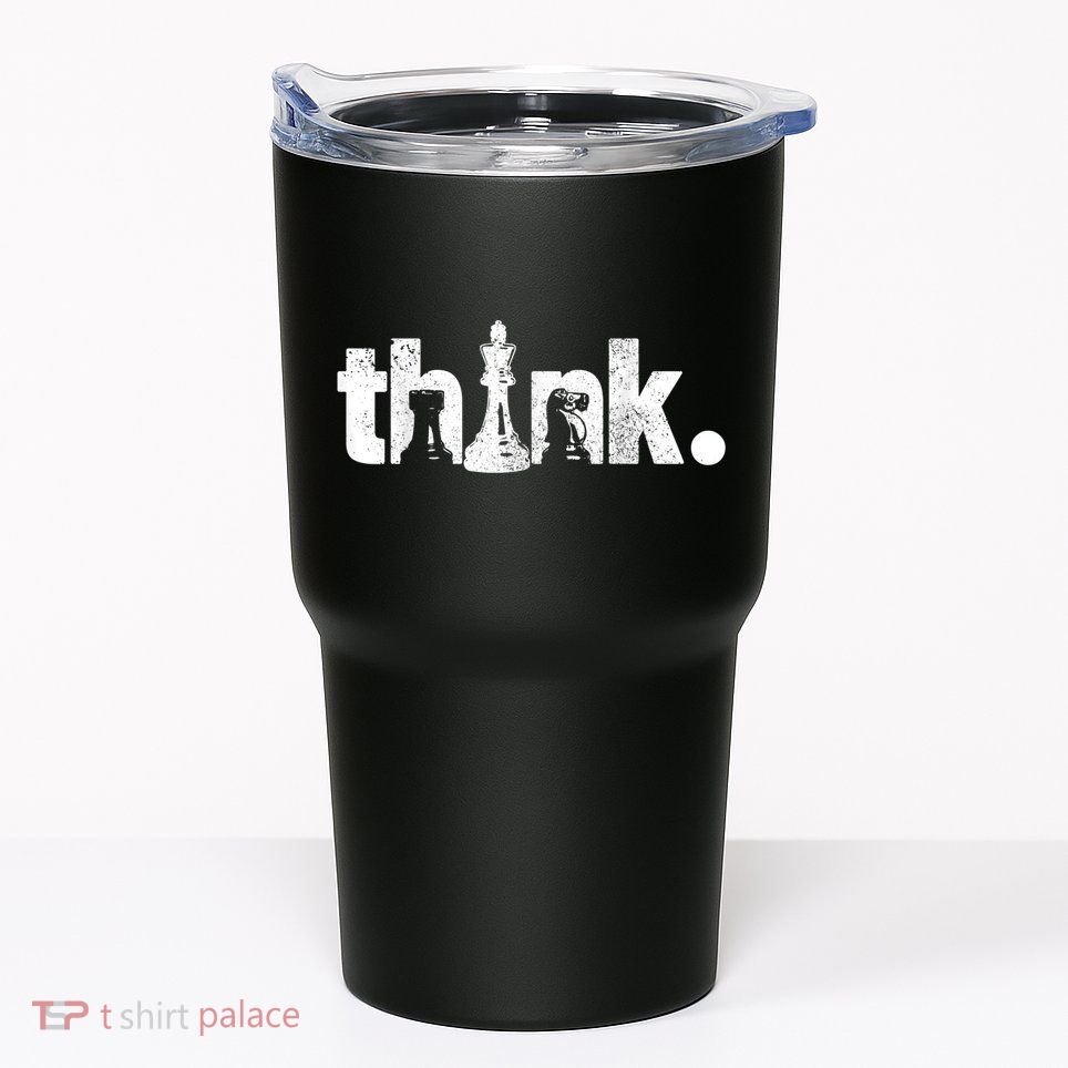 Chess Think Vintage Chess Master Club Chess Player Tumbler