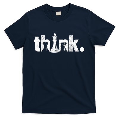 Chess Think Vintage Chess Master Club Chess Player T-Shirt