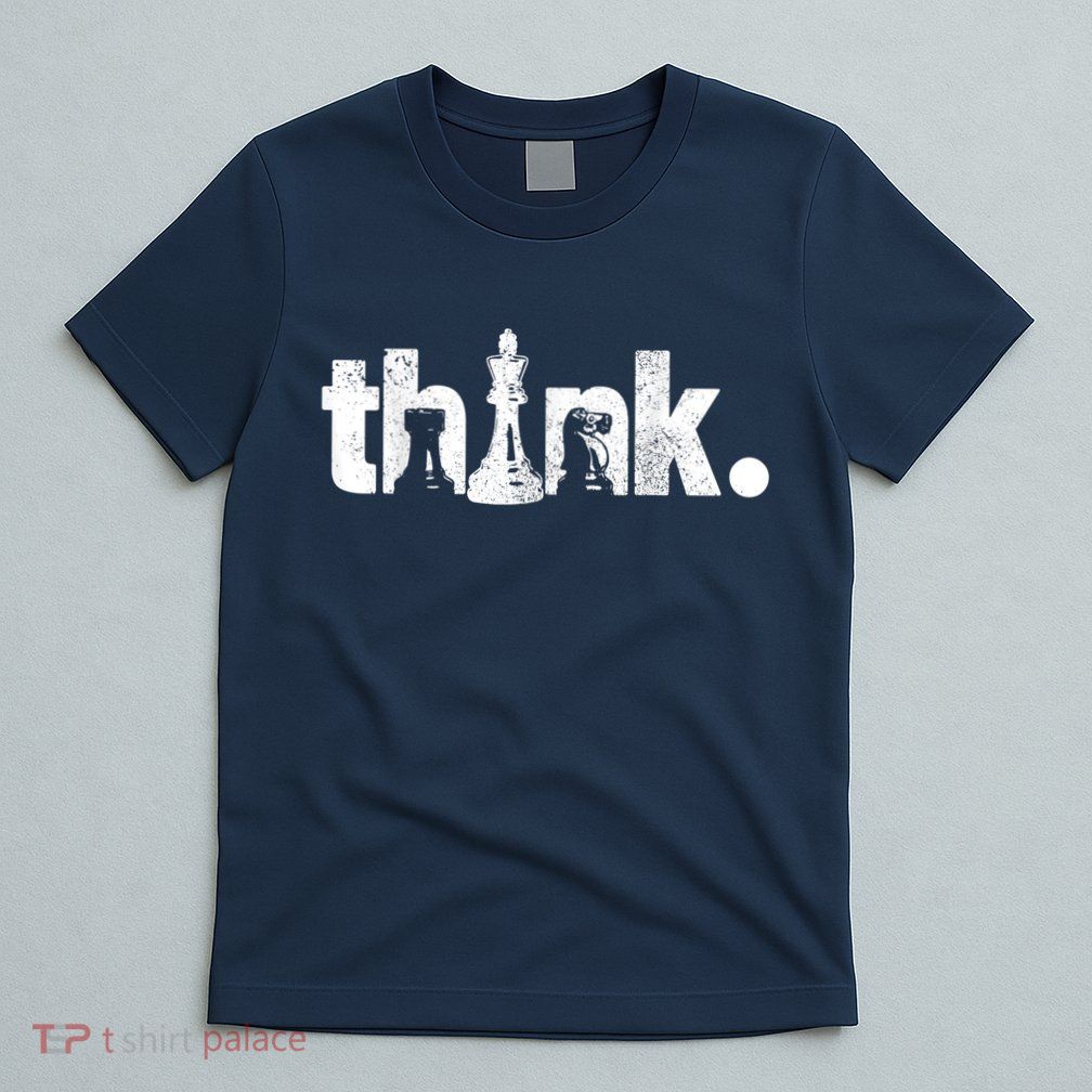 Chess Think Vintage Chess Master Club Chess Player T-Shirt