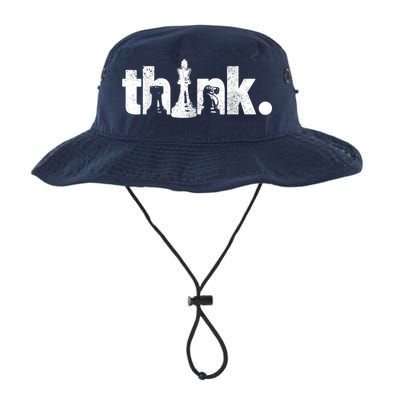 Chess Think Vintage Chess Master Club Chess Player Bucket Hat