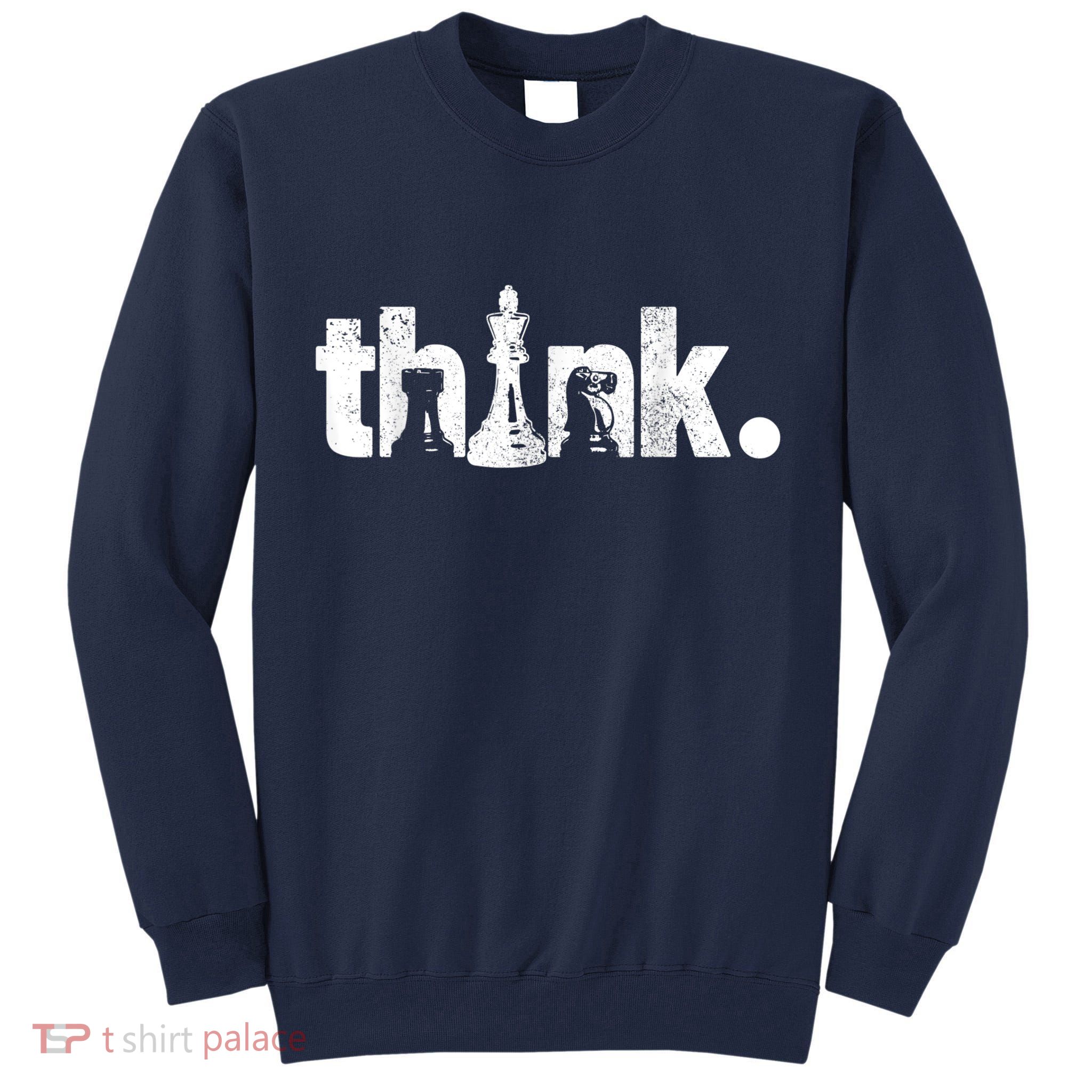 Chess Think Vintage Chess Master Club Chess Player Tall Sweatshirt